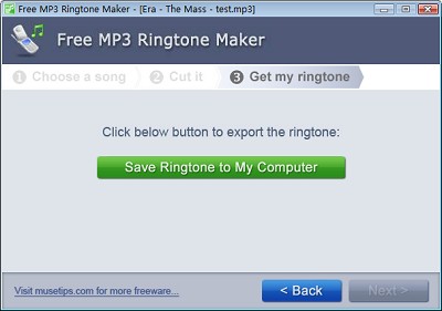 Make Your Own Ringtone - Step 3